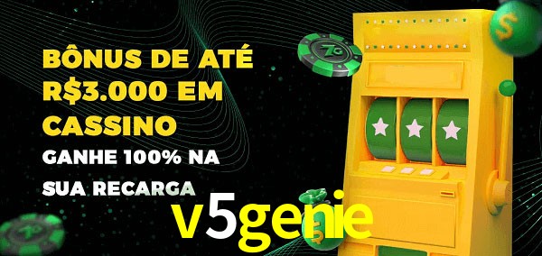 v5genie melhor bônus de depósito